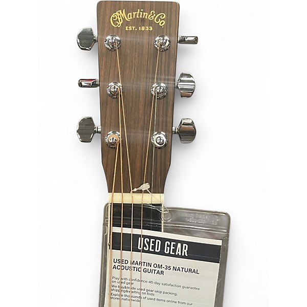 Used Martin OM-35 Natural Acoustic Guitar