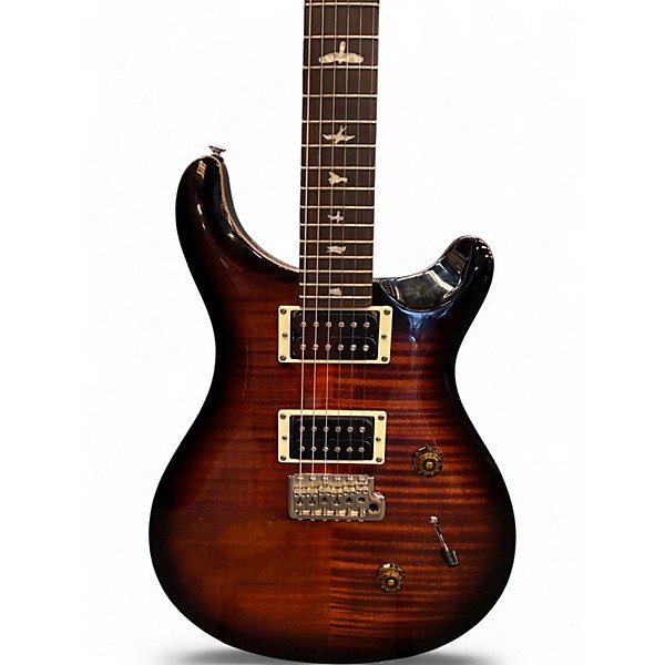 Used PRS SE Custom 24 Amber Solid Body Electric Guitar
