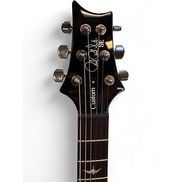 Used PRS SE Custom 24 Amber Solid Body Electric Guitar