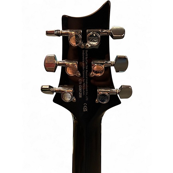 Used PRS SE Custom 24 Amber Solid Body Electric Guitar