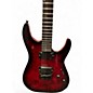 Used Schecter Guitar Research CR-6 Crimson Red Burst Solid Body Electric Guitar