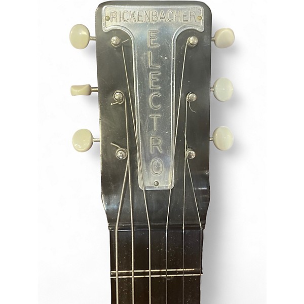 Vintage 1940s Rickenbacker MODEL B Black and White Lap Steel