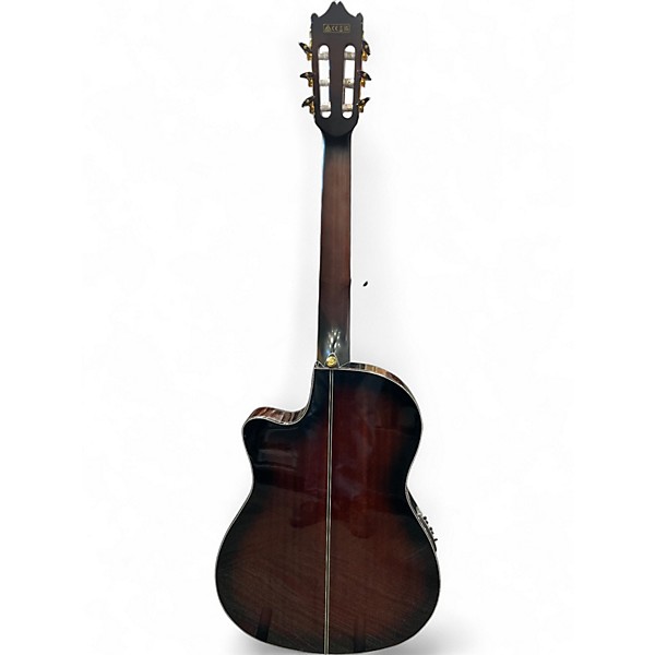 Used Ibanez GA35TCE-DVS Burst Classical Acoustic Electric Guitar
