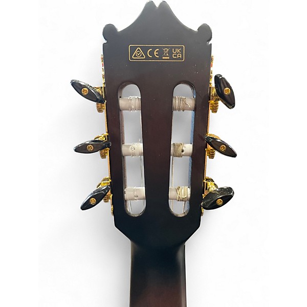 Used Ibanez GA35TCE-DVS Burst Classical Acoustic Electric Guitar