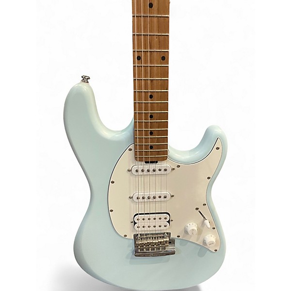Used Sterling by Music Man Cutlass CT50-HSS Daphne Blue Satin Solid Body Electric Guitar