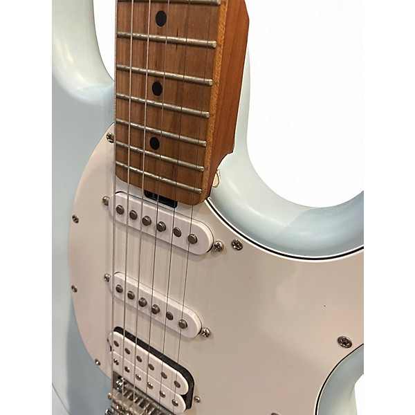 Used Sterling by Music Man Cutlass CT50-HSS Daphne Blue Satin Solid Body Electric Guitar