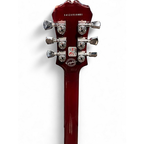 Used Epiphone Les Paul Studio Wine Red Solid Body Electric Guitar