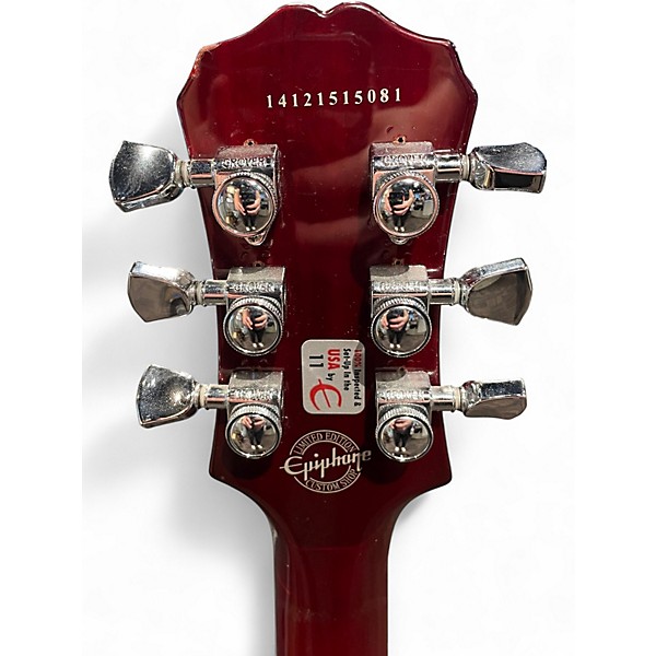 Used Epiphone Les Paul Studio Wine Red Solid Body Electric Guitar