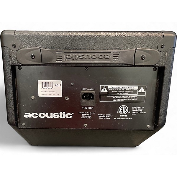 Used Acoustic AG15 15W 1X8 Acoustic Guitar Combo Amp