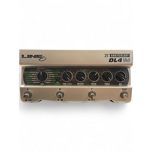 Used Line 6 DL4 MkII Silver Limited-Edition 25th Anniversary Effect Pedal