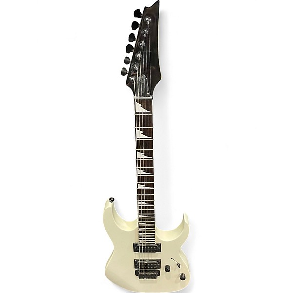 Used Ibanez GRG120BDX White Solid Body Electric Guitar