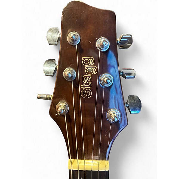Used Stagg SA40D Natural Acoustic Guitar