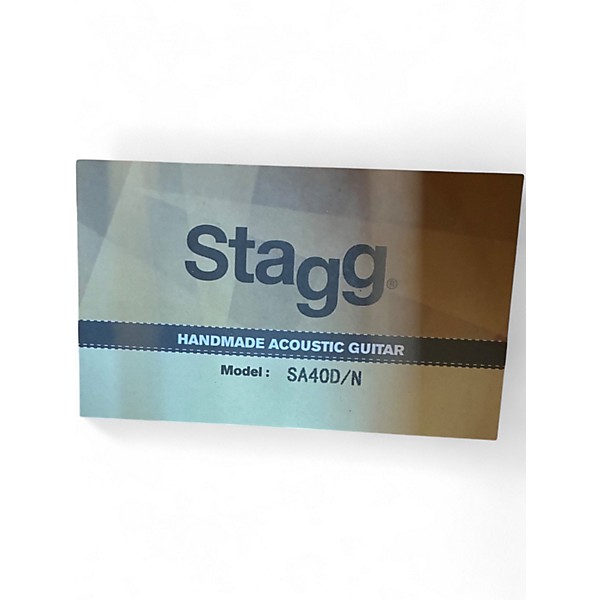 Used Stagg SA40D Natural Acoustic Guitar