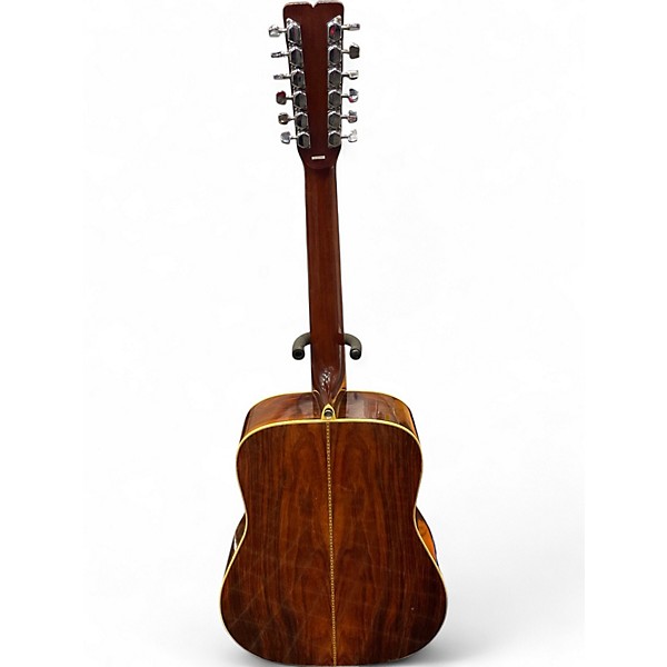 Used 1970s Fender F80-12 Natural 12 String Acoustic Guitar