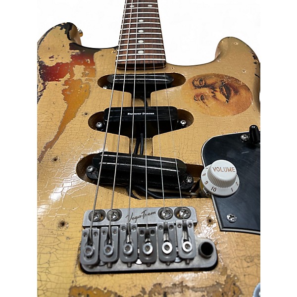 Used Berly S Style  Aged Gold Solid Body Electric Guitar