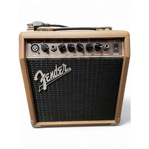 Used Fender Acoustasonic 15 Acoustic Guitar Combo Amp