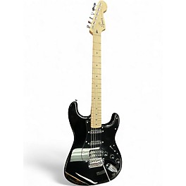 Used Squier Stratocaster HSS Black Solid Body Electric Guitar