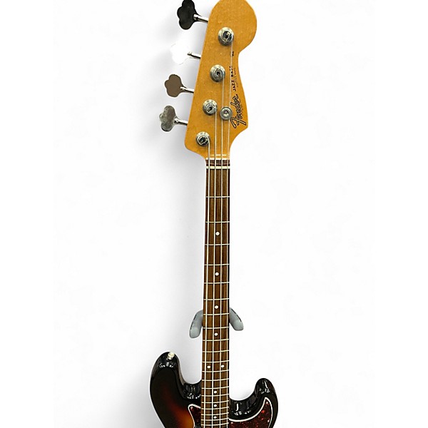 Used Fender Mexican Jazz Bass (upgraded with EMGS) 2 Color Sunburst Electric Bass Guitar