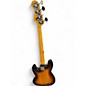 Used Fender Mexican Jazz Bass (upgraded with EMGS) 2 Color Sunburst Electric Bass Guitar