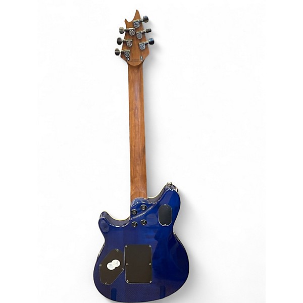Used EVH Wolfgang Standard QM Chlorine Burst Solid Body Electric Guitar