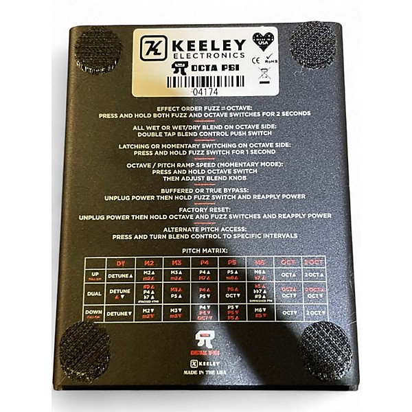 Used Keeley OCTA PSI Effect Pedal