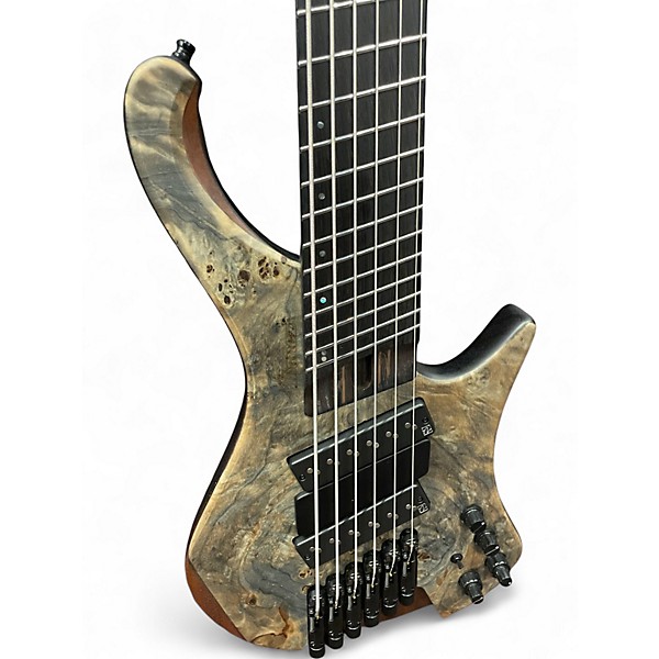 Used Ibanez EHB1506MS Trans Black Electric Bass Guitar