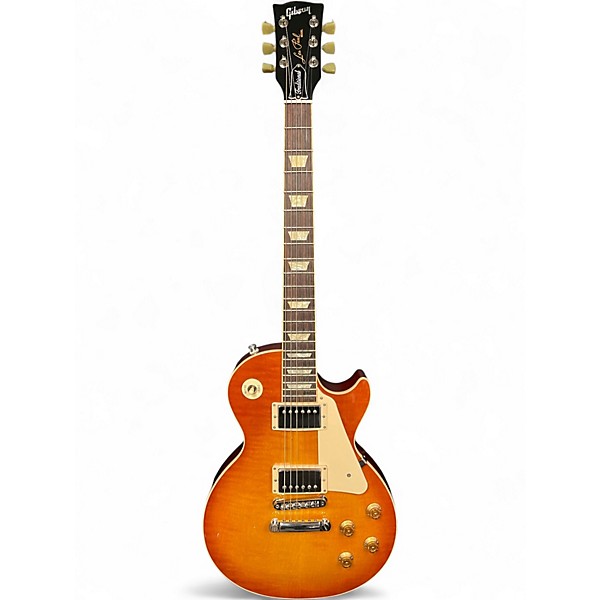 Used Gibson Les Paul Traditional Tea Burst Solid Body Electric Guitar