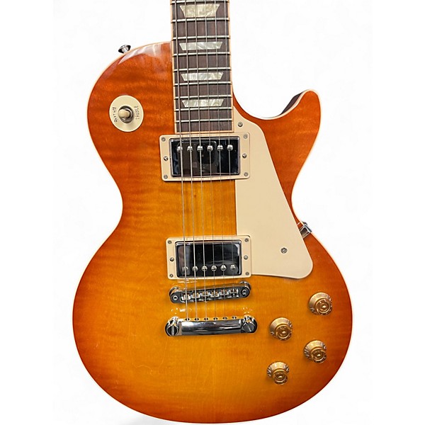 Used Gibson Les Paul Traditional Tea Burst Solid Body Electric Guitar
