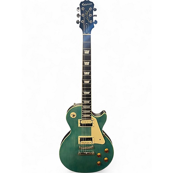 Used Epiphone Les Paul Traditional PRO II Blue Agave Solid Body Electric Guitar
