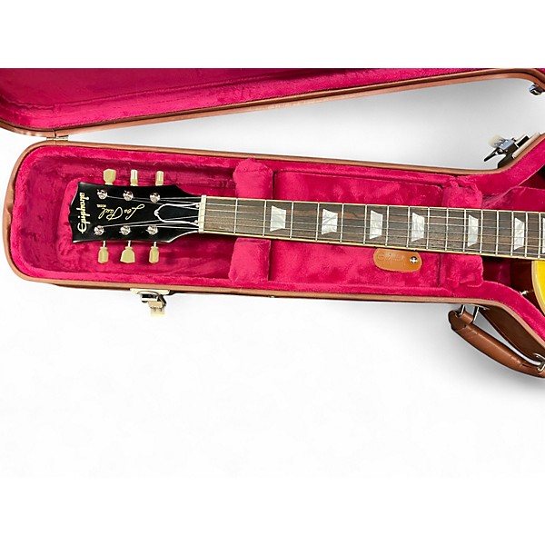 Used Epiphone Inspired by Gibson '57 Les Paul Gold Top Solid Body Electric Guitar