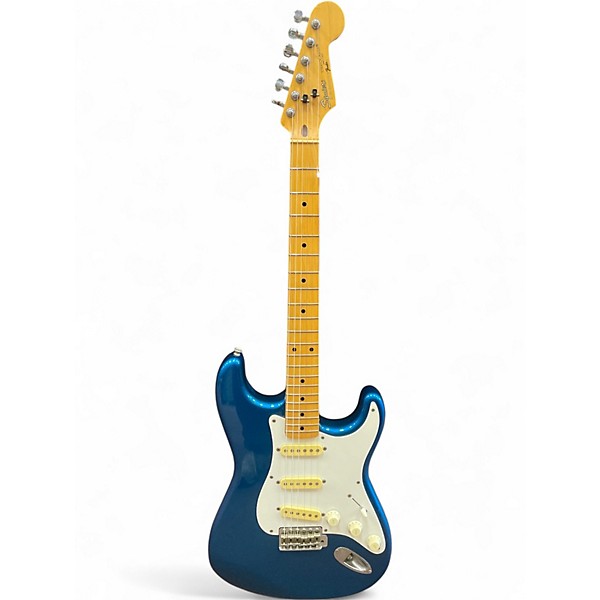 Used Squier MIJ Stratocaster Lake Placid Blue Solid Body Electric Guitar