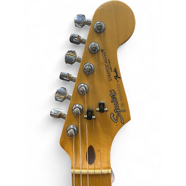 Used Squier MIJ Stratocaster Lake Placid Blue Solid Body Electric Guitar