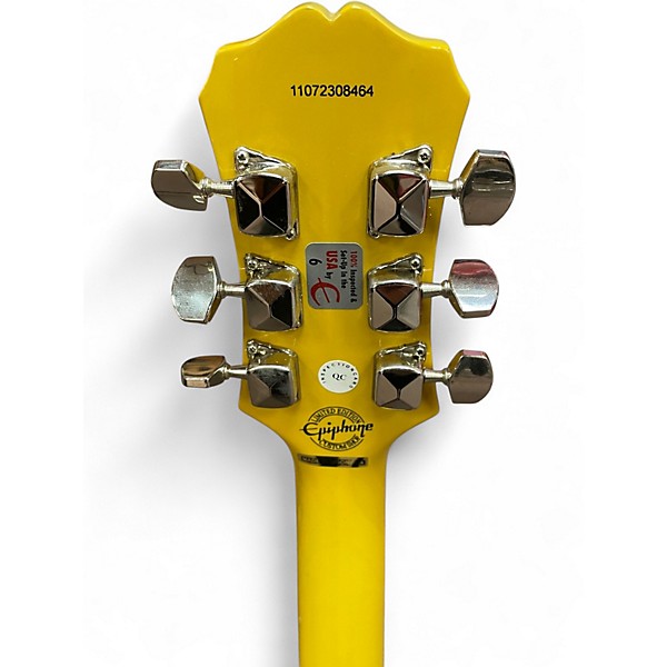Used Epiphone Les Paul Junior TV Yellow Solid Body Electric Guitar