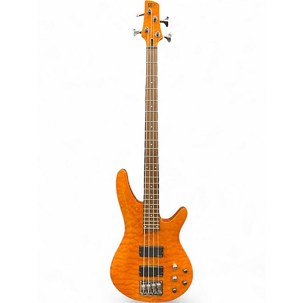 Used Ibanez SRA500 Quilt Natural Electric Bass Guitar