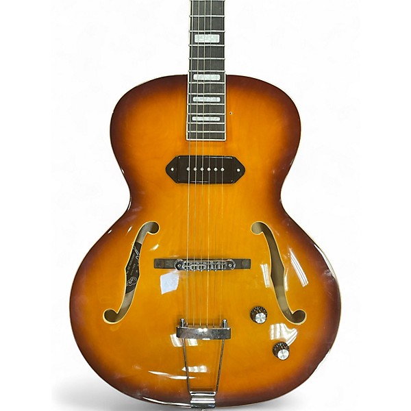 Used Grote JAZZ Sunburst Hollow Body Electric Guitar