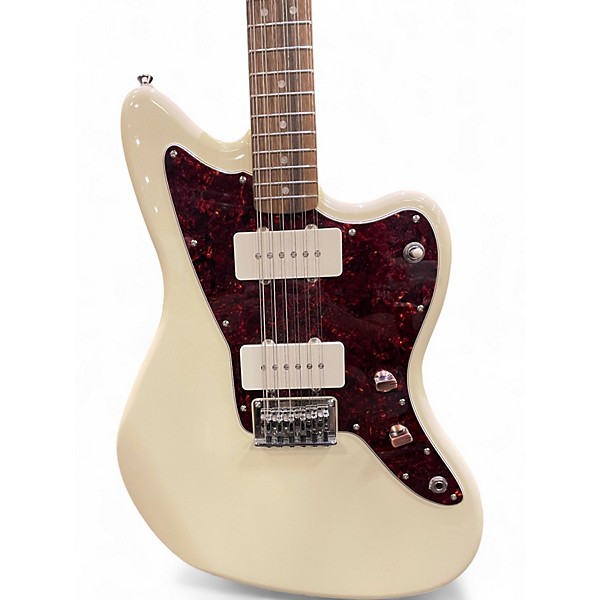 Used Squier Paranormal Jazzmaster XII White Solid Body Electric Guitar