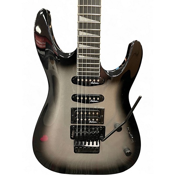 Used Jackson JS34 Dinky Silverburst Solid Body Electric Guitar