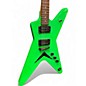 Used Dean MLX Lime Green Solid Body Electric Guitar