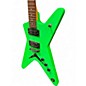 Used Dean MLX Lime Green Solid Body Electric Guitar