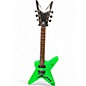 Used Dean MLX Lime Green Solid Body Electric Guitar