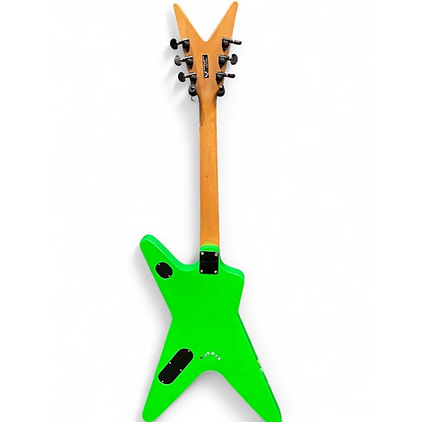Used Dean MLX Lime Green Solid Body Electric Guitar