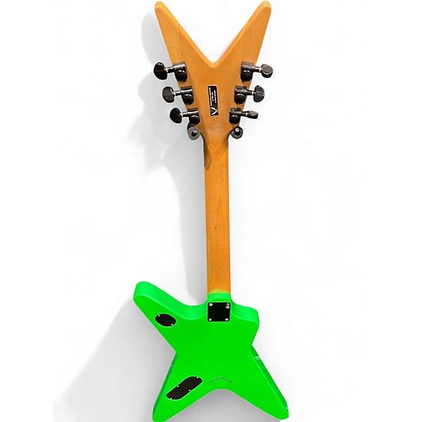 Used Dean MLX Lime Green Solid Body Electric Guitar