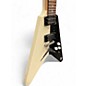Used Dean Michael Schenker MS ST Flying V Black & White Solid Body Electric Guitar