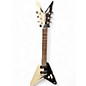 Used Dean Michael Schenker MS ST Flying V Black & White Solid Body Electric Guitar