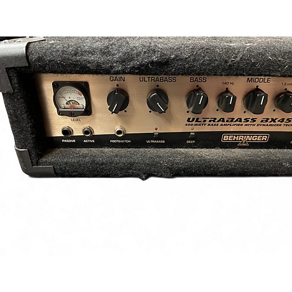 Used Behringer Ultrabass BX4500H Bass Amp Head