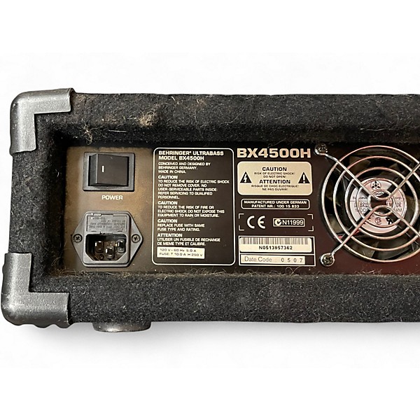 Used Behringer Ultrabass BX4500H Bass Amp Head