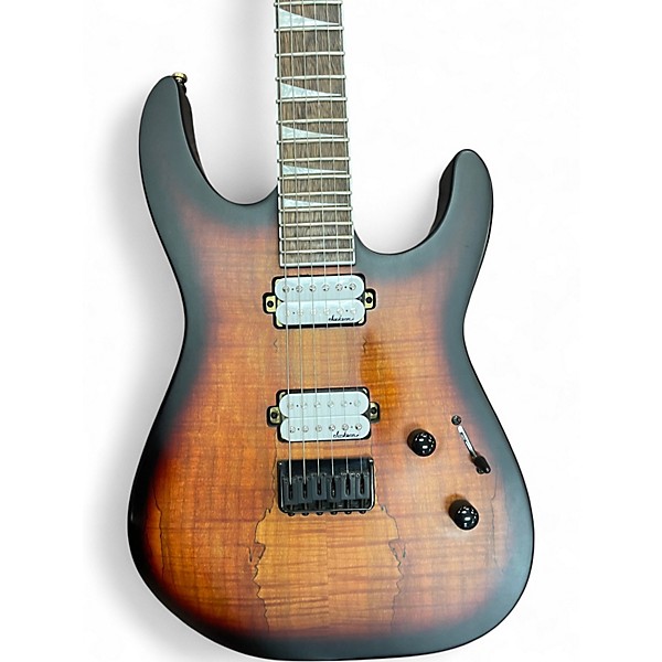 Used Jackson X Series Soloist SLX Spalted Maple 2 Color Sunburst Solid Body Electric Guitar