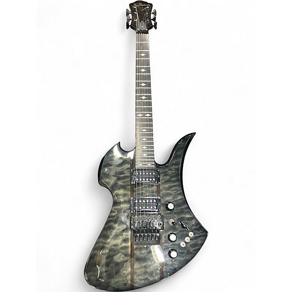 Used B.C. Rich Mockingbird ST Black Solid Body Electric Guitar