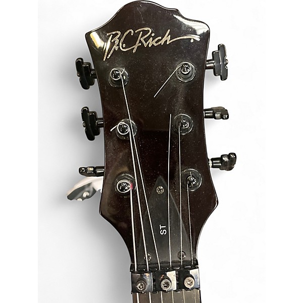 Used B.C. Rich Mockingbird ST Black Solid Body Electric Guitar