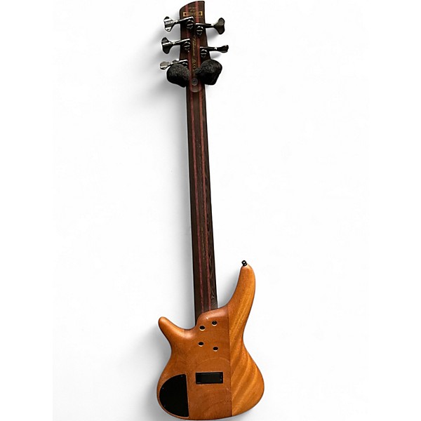 Used Ibanez SR 1355B Premium Trans Brown Electric Bass Guitar